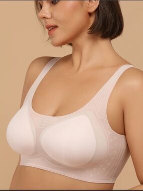 Airlite Super Comfort seamless Breathable Bra (pale pink)